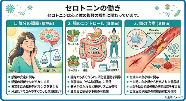 セロトニンの働き
