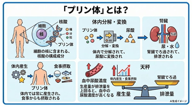 「プリン体」とは？