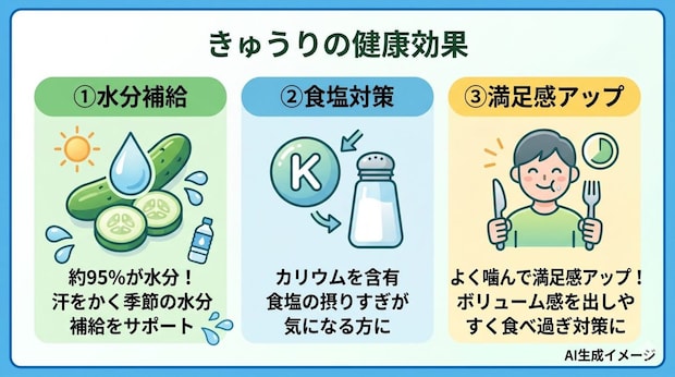 きゅうりの健康効果