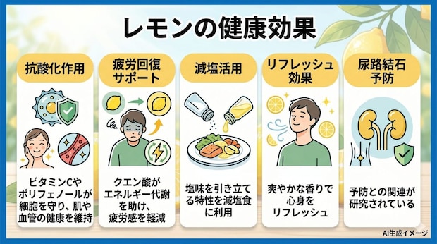 レモンの健康効果