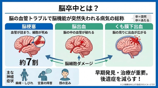 脳卒中とは?