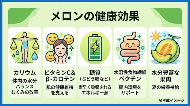 メロンの健康効果