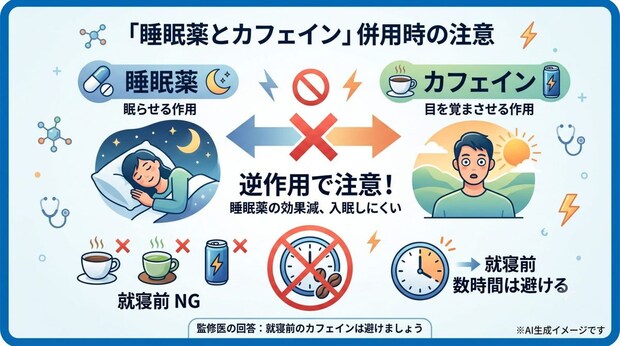 「メラトニンとカフェイン」についてよくある質問