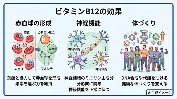 ビタミンB12の効果