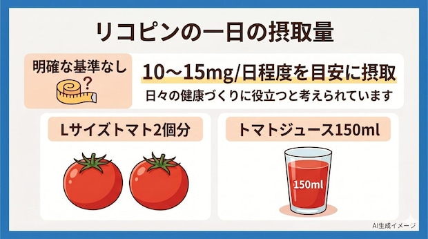 リコピンの一日の摂取量