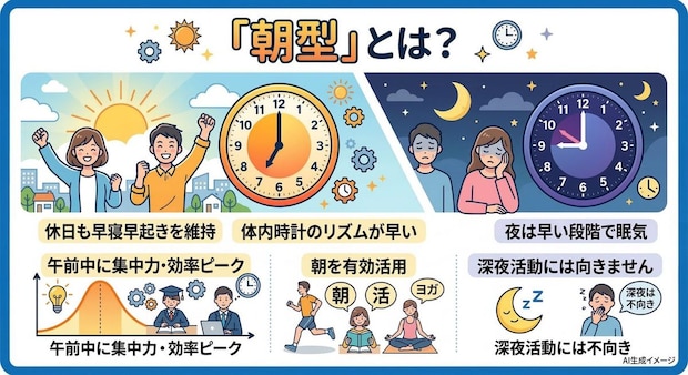 「朝型」とは?