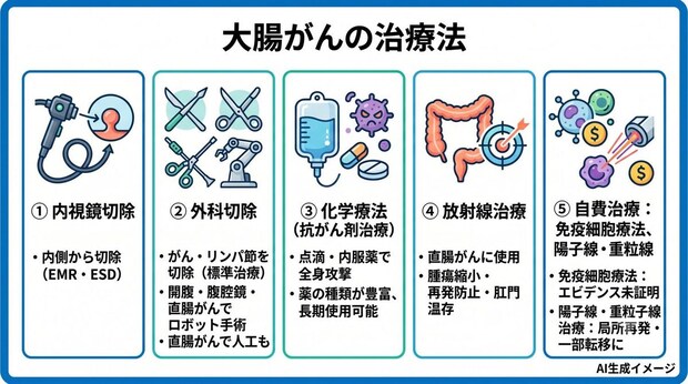 大腸がんの治療法