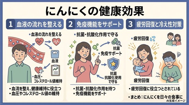 にんにくの健康効果