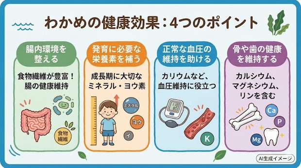 わかめの健康効果