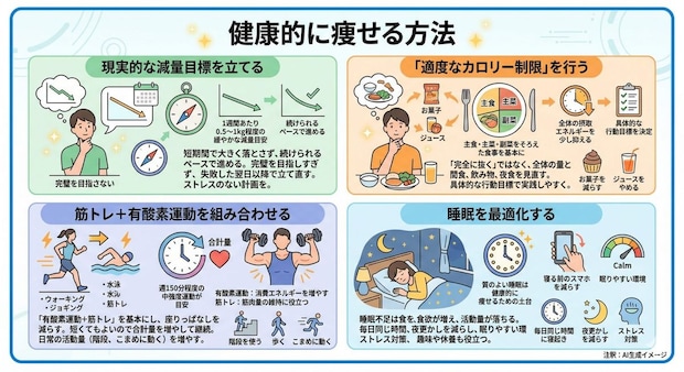 健康的に痩せる方法