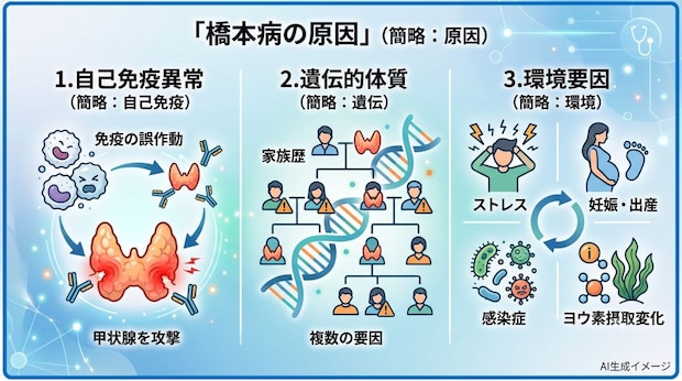 橋本病を発症する原因
