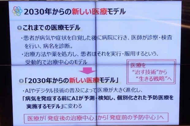 “無人化”する医療？ 「治療中心」からAIありきの「予防中心」へ