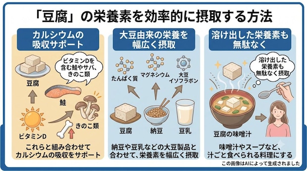 豆腐の栄養素を効率的に摂取する方法