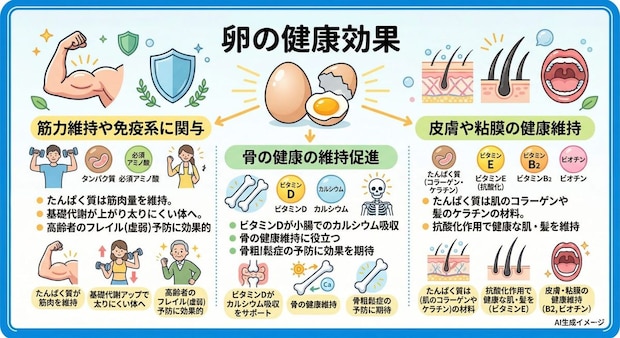 卵の健康効果