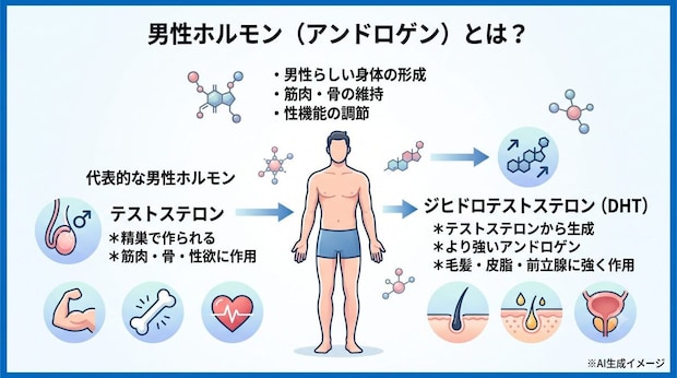 「男性ホルモン」とは?