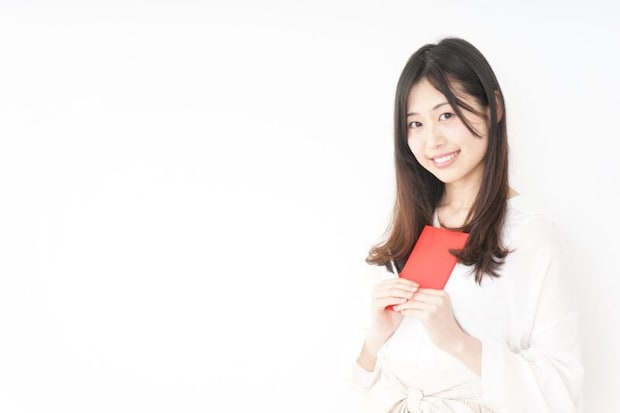 笑顔の女性