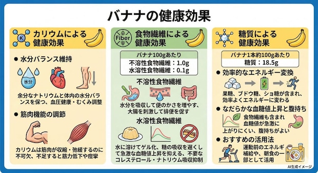 バナナの健康効果