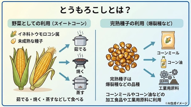 とうもろこしとは？