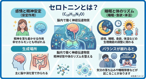 「セロトニン」とは？