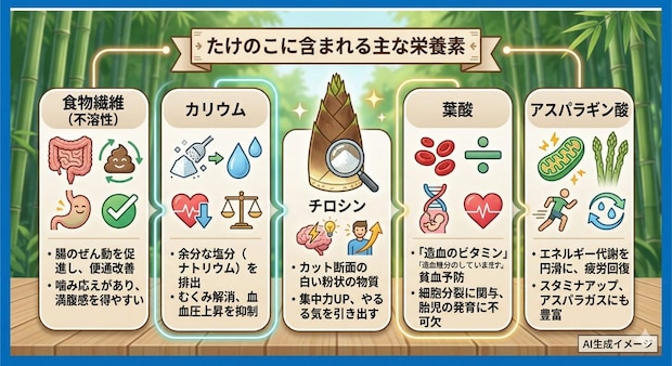 たけのこの健康効果