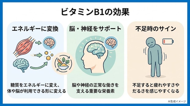 ビタミンB1の効果