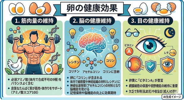卵の健康効果