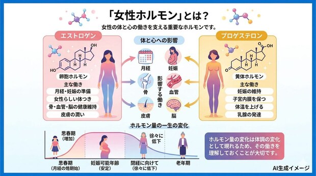 「女性ホルモン」とは?