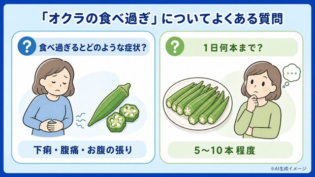 「オクラの食べ過ぎ」についてよくある質問