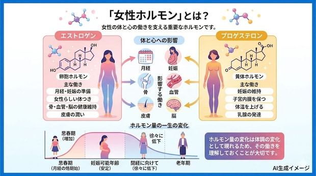 「女性ホルモン」とは?