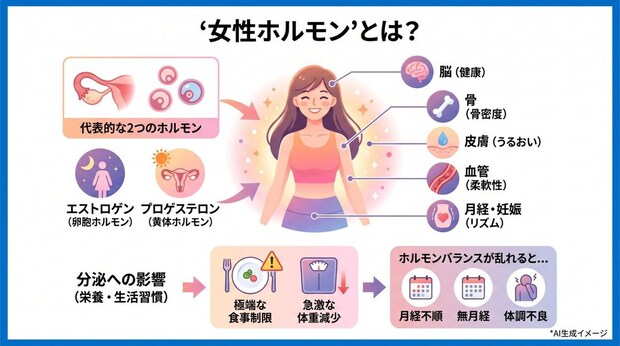 「女性ホルモン」とは？
