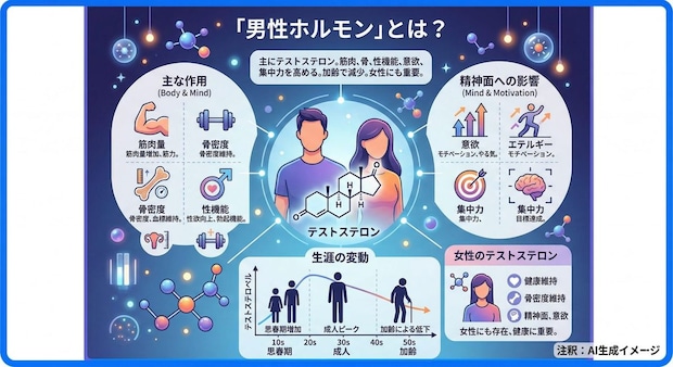 「男性ホルモン」とは?