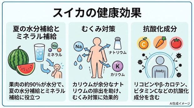 スイカの健康効果