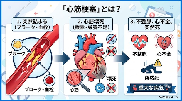 「心筋梗塞」とは？