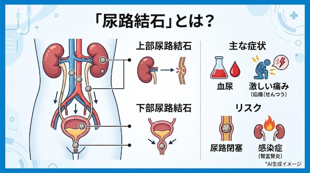 「尿路結石」とは？