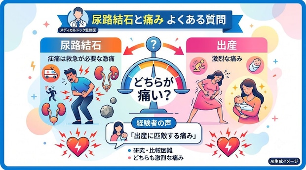 「尿路結石と痛み」についてよくある質問