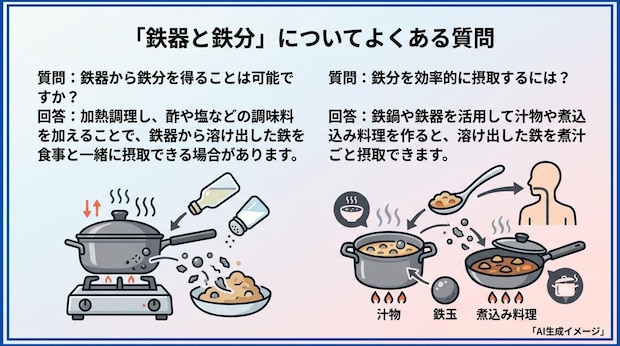 「鉄器と鉄分」についてよくある質問