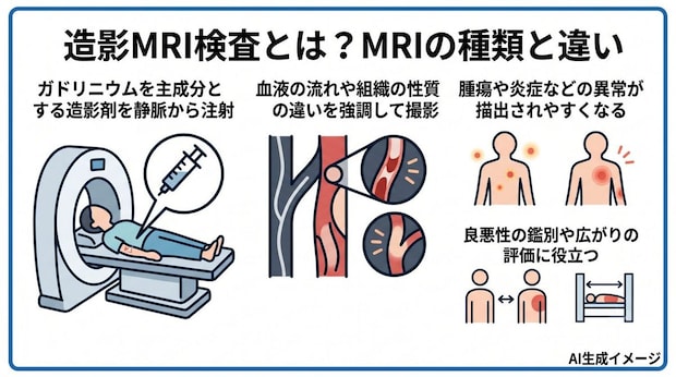 造影MRI検査とは？MRIの種類と違い
