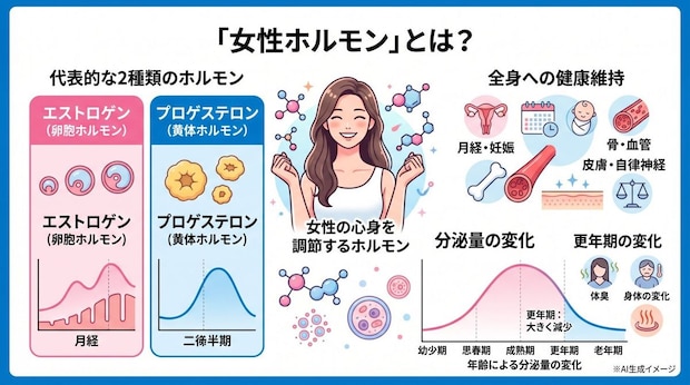 「女性ホルモン」とは?