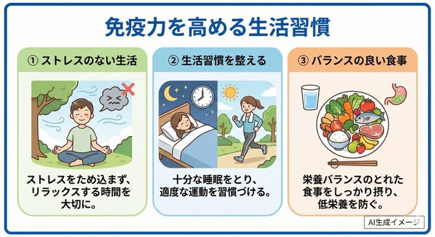 免疫力を高める生活習慣