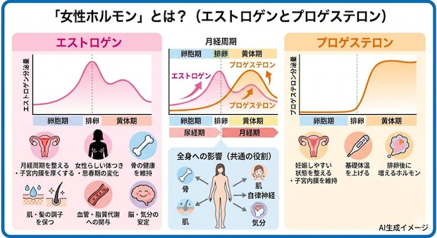 「女性ホルモン」とは？
