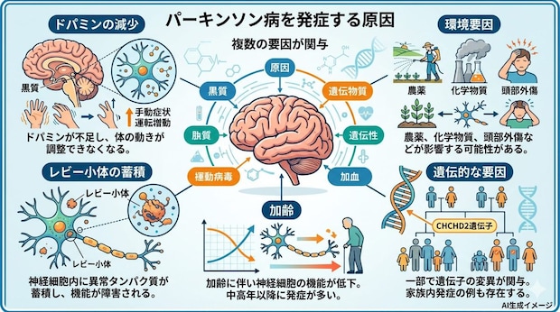 パーキンソン病を発症する原因