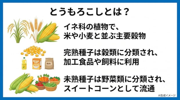 とうもろこしとは？