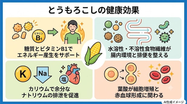 とうもろこしの健康効果