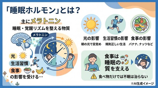 「睡眠ホルモン」とは?