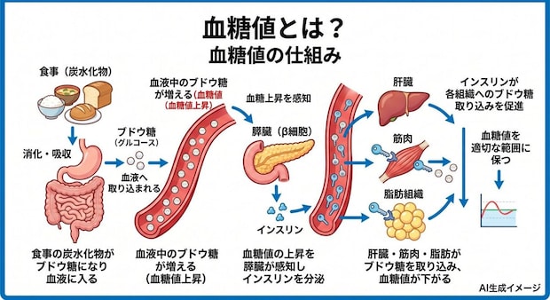 血糖値とは？