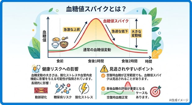 血糖値スパイクとは？