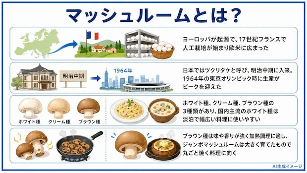 マッシュルームとは？