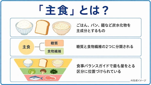 「主食」とは？