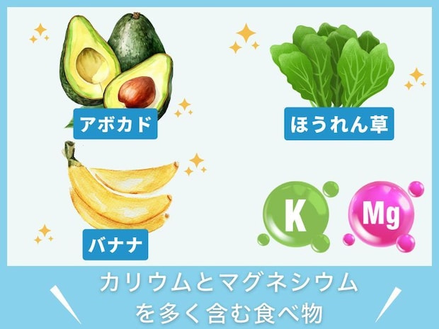 カリウムとマグネシウムを多く含む食べ物