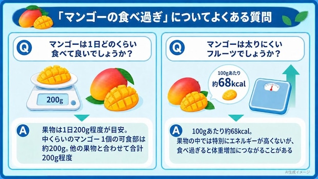「マンゴーの食べ過ぎ」についてよくある質問